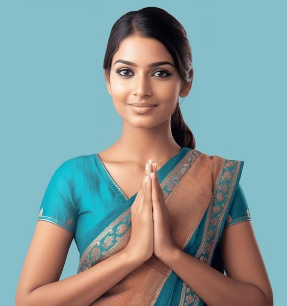sri-lankan-young-woman-greeting-ayubowan-namaste-hand-gesture
